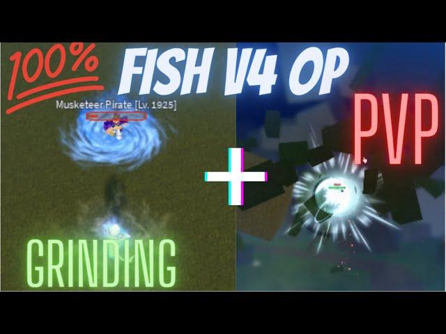 FISH v4/awakening is so OP for GRINDING and PVP in Blox Fruits