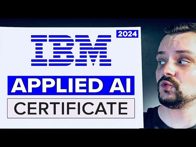 IBM Applied AI Professional Certificate - Review 2024 (Coursera Certificate Review)