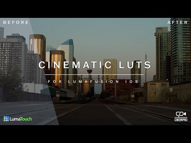 Lumafusion Lut Pack - NEW Cinematic LUTs & How to Install