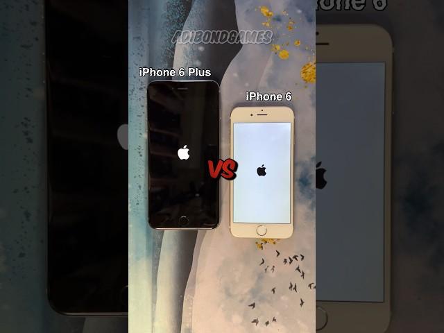 Fastest Restart ? - iPhone 6 vs iPhone 6 plus #shorts #iphone6 #iphone6plus