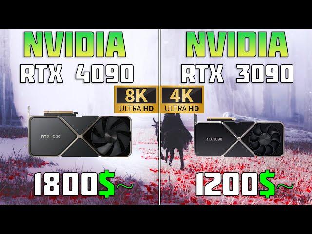 RTX 4090 vs RTX 3090 - 8K and 4K Gaming Test