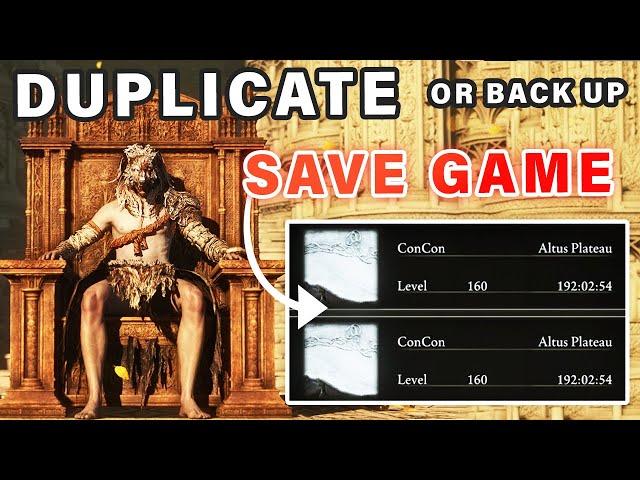 How to Backup SAVE GAME Files or Duplicate Saves ► Elden Ring