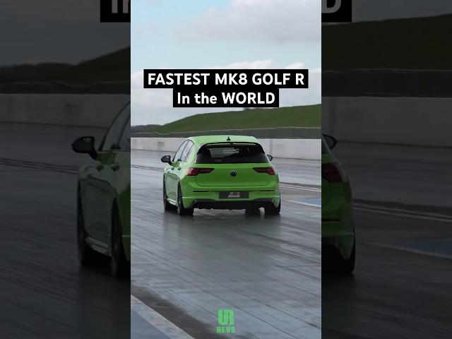 Fastest MK8 VW Golf R in the WORLD #shorts