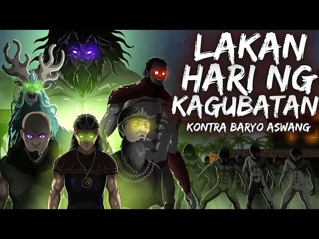 LAKAN HARI NG KAGUBATAN KONTRA BARYO NG ASWANG | TAGALOG ANIMATED HORROR STORY