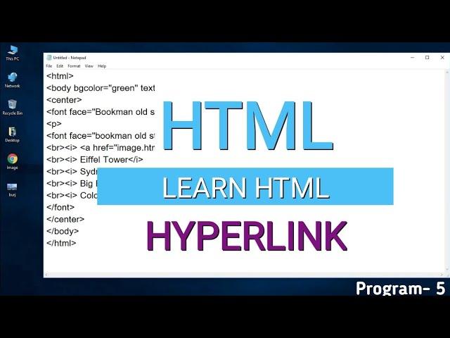 How To Create Hyperlink in HTML