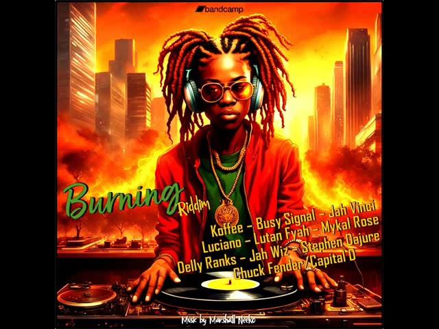 Burning Riddim Mix (Full) Feat. Busy Signal, Koffee, Luciano, Lutan Fyah, Jah Vinci (February 2024)
