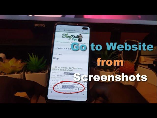 How to use Go to website Feature with Screenshots