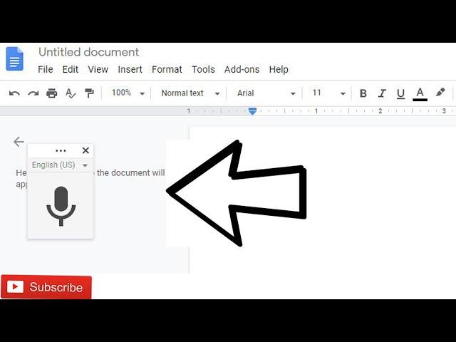 How to do Voice Typing in Google Docs | TECHNICAL NEEL