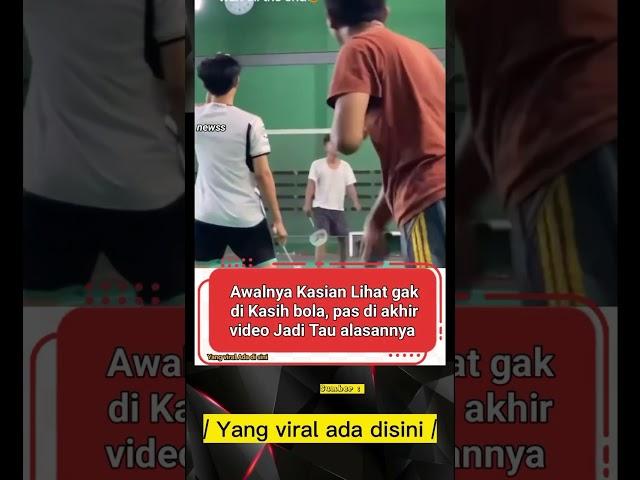 SEKALI GERAK MALAH BIKIN MASALAH  #ngakak #kocak #lawakanviral #badminton