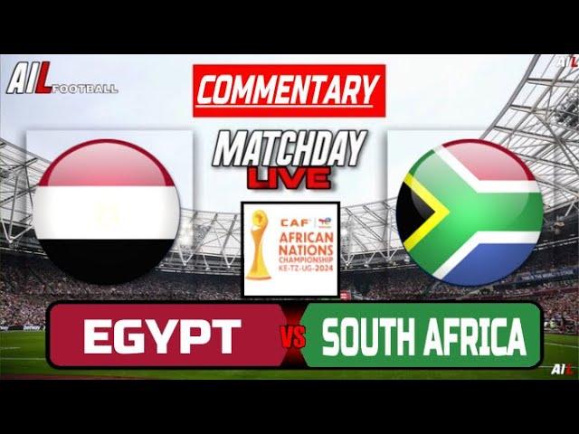 EGYPT vs SOUTH AFRICA Live Stream Football Commentary AFRICA NATIONS | Lineups + Livescores