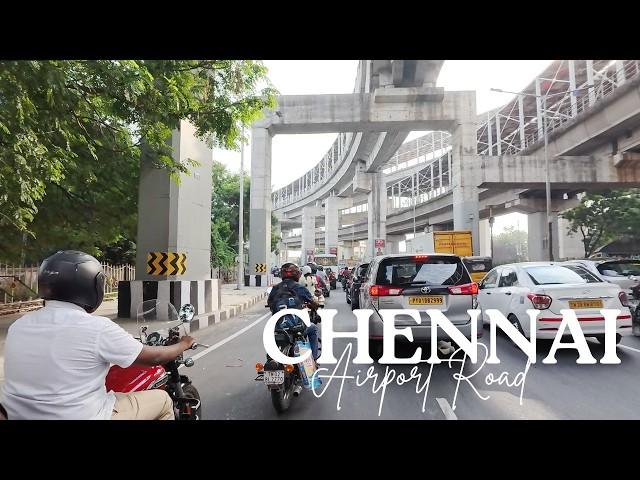 Chennai Downtown Drive | From Airport to City [4K]