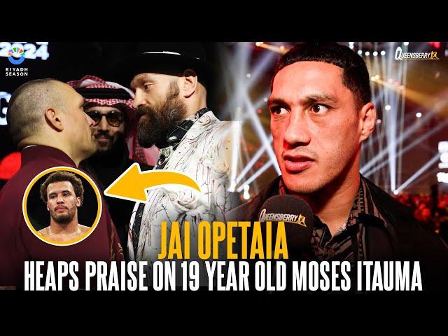 Jai Opetaia gives his final Usyk vs Fury predictions & heaps praise on 19 year old Moses Itauma 