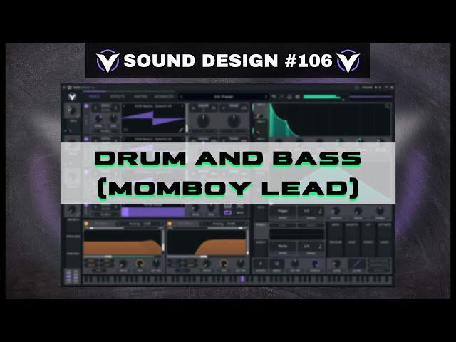 #106 : Cómo hacer un LEAD DE "DRUM AND BASS" estilo MOONBOY en VITAL   #sounddesign #vitalsynth