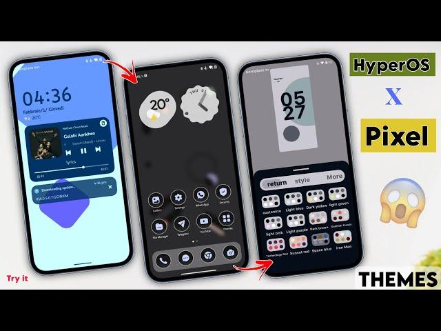 Xiaomi HyperOS New Amazing Themes | Pixel Experience Theme In HyperOS | You Should Try It 