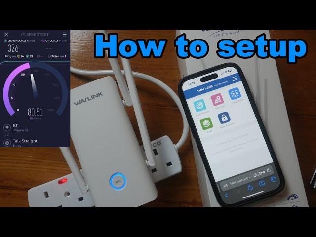 WAVLINK AERIAL D6X Wi-Fi 6 AX3000 Extender How to Setup & Review