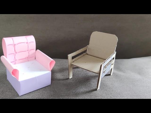 Miniature chair model DIY craft #shorts Full video: https://youtu.be/0Cdix0ZiEsg