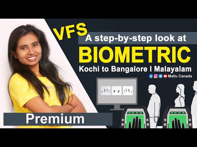 Canada Biometric in Bangalore I vfs office bangalore I Step by Step I Malayalam I Mallu Canada