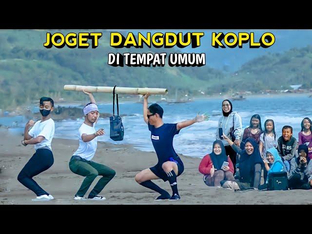 JOGET DANGDUT KOPLO DI TEMPAT UMUM.. NGAKAK PARAH