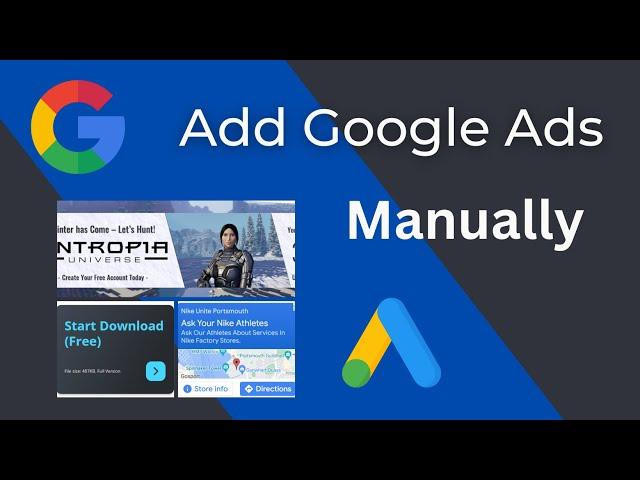 How to Add Google Ads Manually on Your Website | Google Ad Loading Method