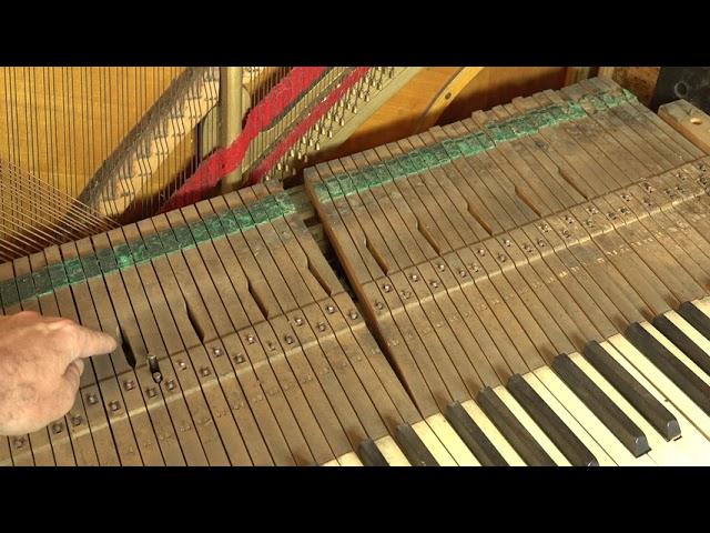 Claudio Brizi explains how works the double function keyboard of his Piano-Harmonium