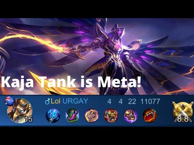 Kaja Tank is Meta! | Kaja Best Build and Emblem 2021 | Kaja Gameplay 2021 Mobile Legends