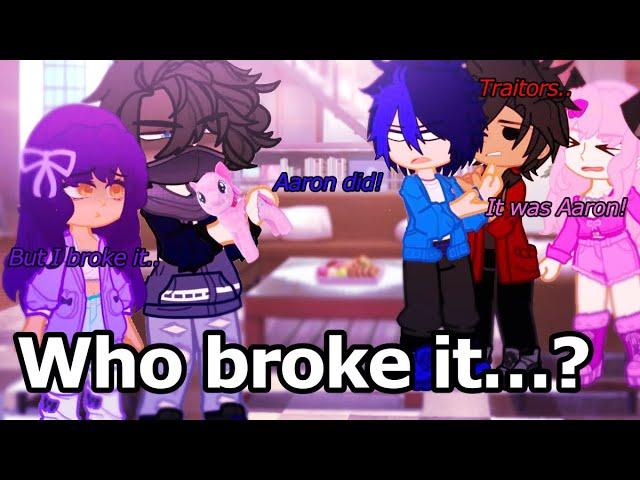 //Who broke it!?//@Aphmau  and friends//gacha skit// Remake// Gacha meme // trend