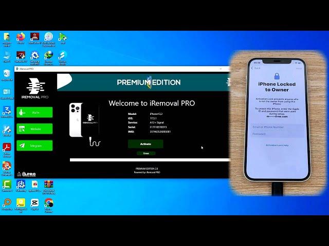 Remove iPhone iCloud Activation locked with iRemoval Pro !! New Tools 2024 !! 100% Success Rate !!