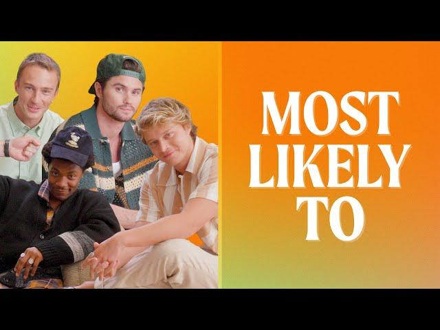 The Outer Banks Cast Are Completely Unserious For 9 Minutes | Cosmopolitan UK