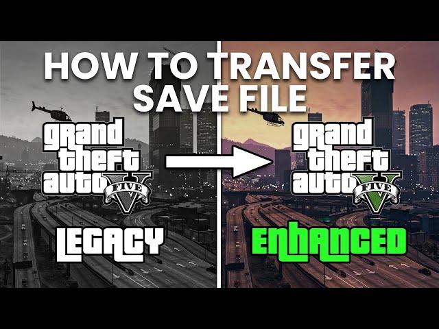 How to EASILY Transfer GTA 5 Legacy Story Mode Save to Enhanced Edition