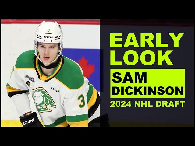SAM DICKINSON Highlights | 2024 NHL Draft