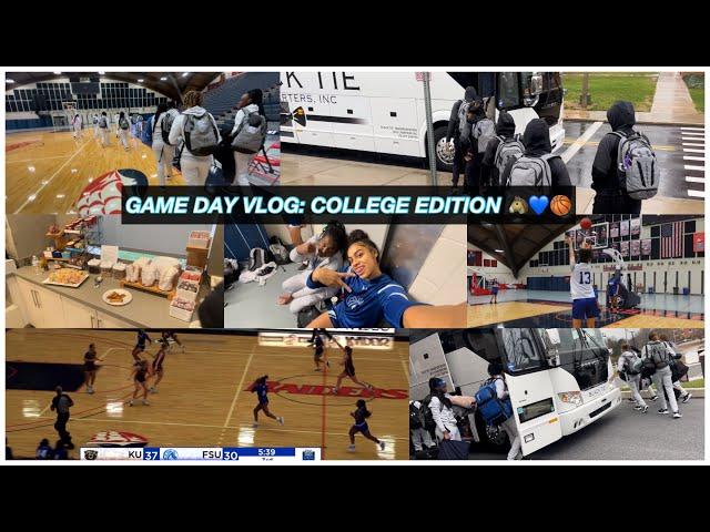 COLLEGE BASKETBALL GAME DAY VLOG: grwm, game day, team bonding