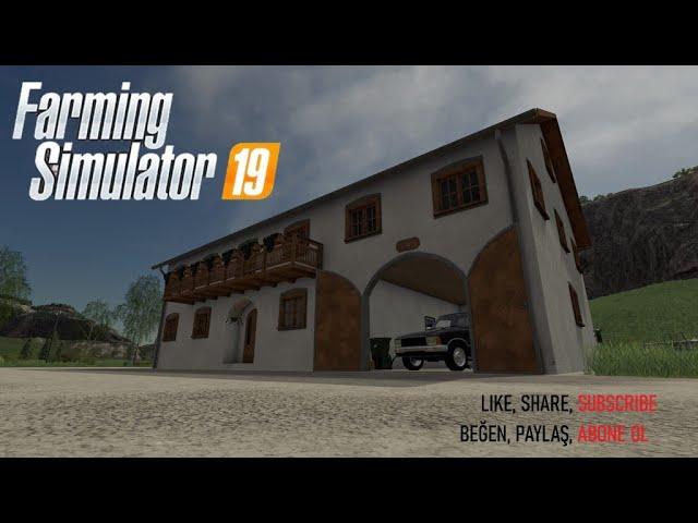 Farming Simulator 2019 German Farmhouse v1.1 Building Mod FS19