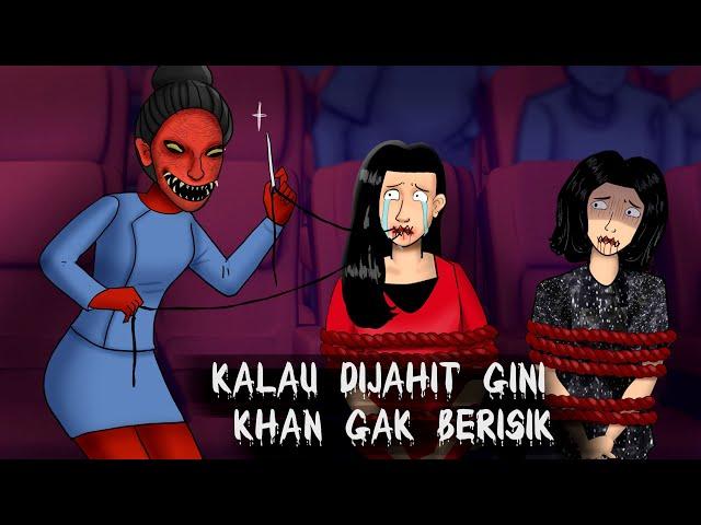 Jangan Berisik di Bioskop #HORORMISTERI | Kartun Hantu, Animasi Horror