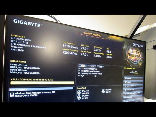 How to enable TPM 2.0 and Secure Boot on a Gigabyte motherboard - AMD Ryzen - UEFI - Windows 11