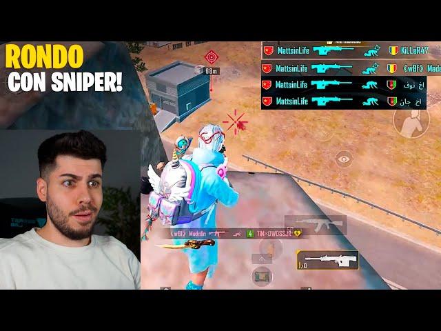 TIROS INSANOS CON SNIPER en el NUEVO MAPA RONDO de PUBG MOBILE!