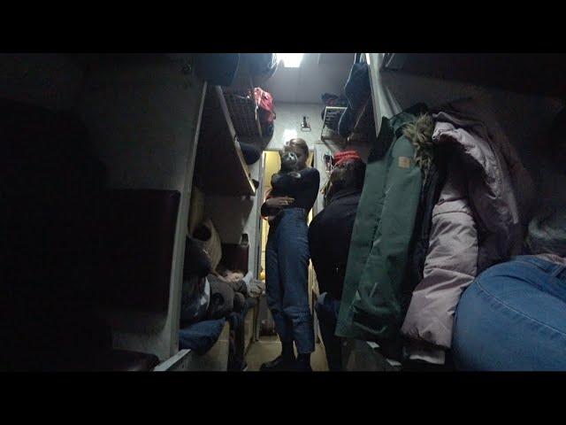 Leaving Kyiv On A Refugee Train 