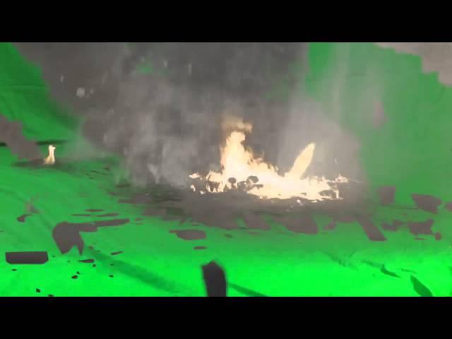 METEOR CRASH- GREEN SCREEN