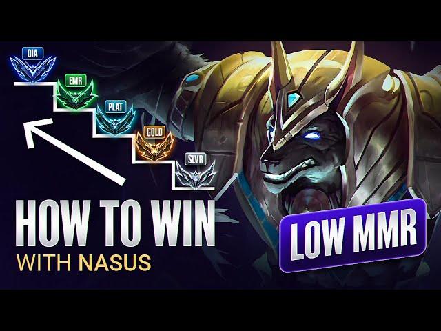 How to Climb out of Lower MMR Using NASUS - Season 14 Nasus Guide