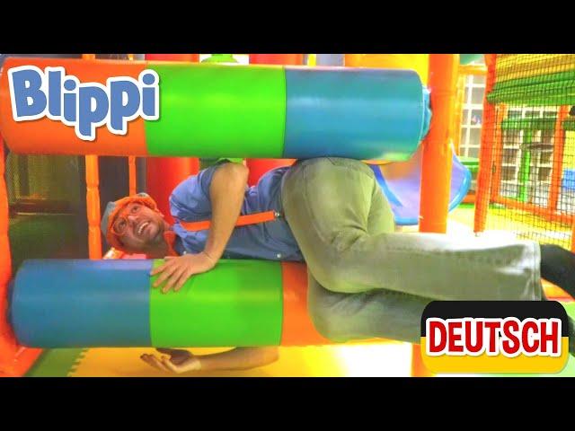 Blippi Deutsch -Blippi besucht einen Hallenspielplatz Teil 2 | Videos für Kinder