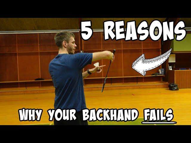 Badminton - 5 REASONS why YOUR BACKHAND FAILS 