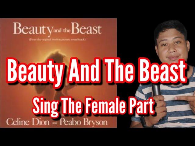 Beauty And The Beast -Céline Dion & Peabo Bryson – Karaoke -Male Part Only