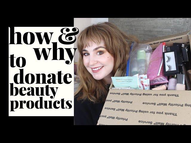 DECLUTTERING BACKUPS & DONATING TO PROJECT BEAUTY SHARE | Hannah Louise Poston