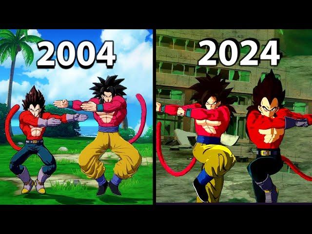 Evolution Of Super Saiyan 4 Gogeta Fusion (2004-2024)