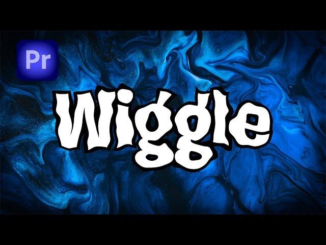 How To Make Text Wiggle Effect In Premiere Pro