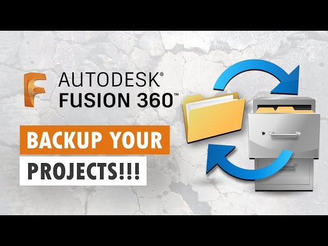 Export and Backup Your Projects: Fusion 360 (.f3z .stp .obj)