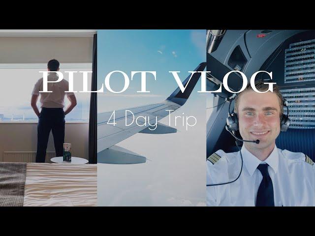 Airline Pilot Vlog | Join me on my 4 Day Trip | Pilotpatrickflies