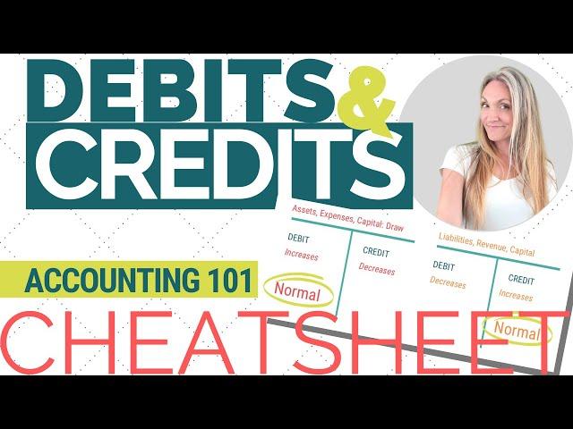 Accounting 101: Reports to Debits & Credits [CHEAT SHEET: When to Debit or Credit?]