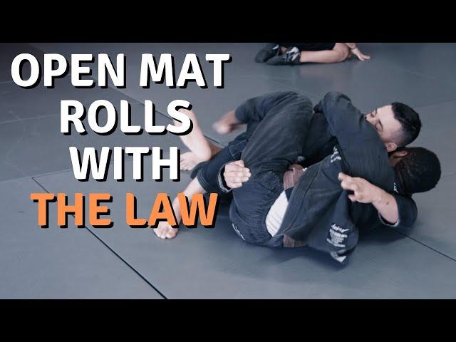 Open Mat Rolls with the Law [Rolling/Sparring] Video Breakdown