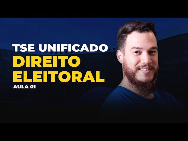 DIREITO ELEITORAL PARA O TSE UNIFICADO #1