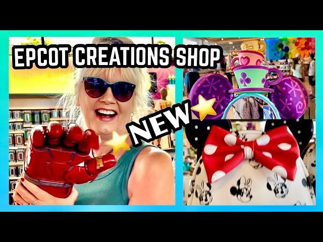 Finding NEW Merch At Epcot's Creations Shop 2022! | #disneyworld